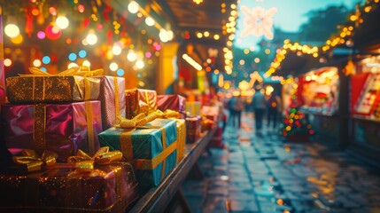 Fototapeta premium Christmas and New Year holidays background