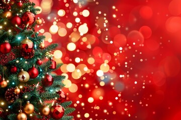 Christmas and New Year holidays background