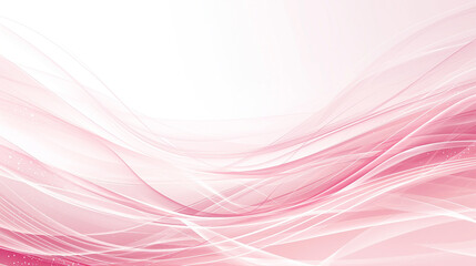 Naklejka premium pink and white abstract background design with waves