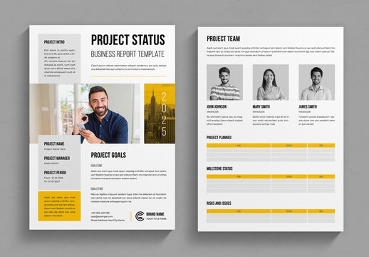Project Status Report Template
