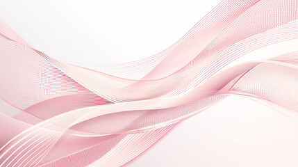 pink and white abstract background design with waves