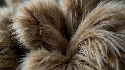 Feather and hair textures in close-up, showcasing beauty and nature