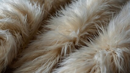 Fototapeta premium Feather and hair textures in close-up, showcasing beauty and nature