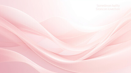 pink and white abstract background design with waves