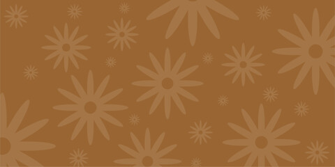 The floral background with a calm brown color is a vector or EPS file that can be adjusted according to your needs.