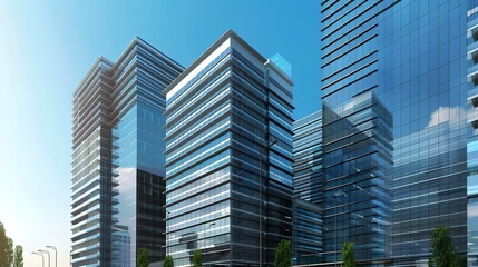 Commercial Buildings - Office buildings, skyscrapers, and business centers. 