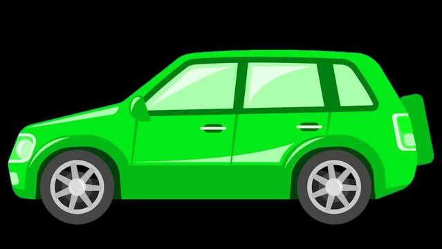 green car