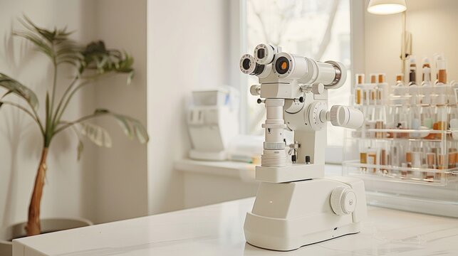 Eye Care Professional Preparing for Cataract Surgery on World Sight Day