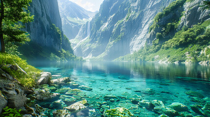 Clear Reflection of Tatra Mountains in a Calm Lake, Pristine Natural Beauty in Zakopane, Poland