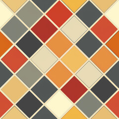 Simple argyle geometric patterns in beautiful muted colors, repeating pattern