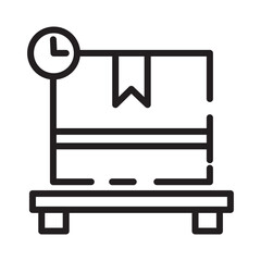 Box Case Gift Line Icon