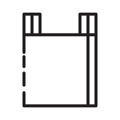 Bag Bags Plastic Line Icon