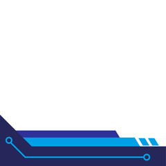 Futuristic Tech Footer