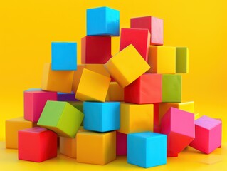 abstract cube 3D visualization software algorithm