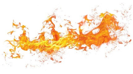 bright and dynamic fire flames