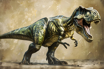 The Majestic Tyrannosaurus Rex: A Glimpse Into Prehistoric Times Through the Lens of Paleontology