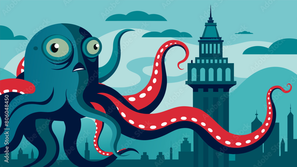 Aufkleber the octo tentacles of deception and manipulation extended effortlessly from its headquarters in the 
