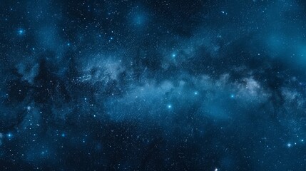 Obraz premium A breathtaking panorama of the Milky Way galaxy at night, showcasing the beauty of the cosmos