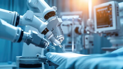 surgical laser robot arms in the operating room, future precision surgical robots