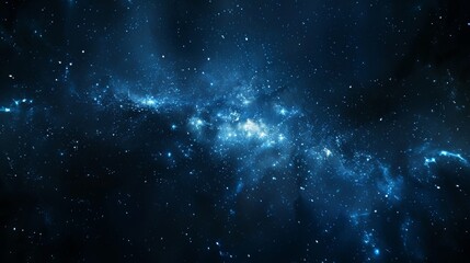 Fototapeta premium A breathtaking panorama of the Milky Way galaxy at night, showcasing the beauty of the cosmos