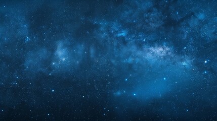 Naklejka premium A breathtaking panorama of the Milky Way galaxy at night, showcasing the beauty of the cosmos