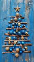 Artistic Christmas Tree Creation