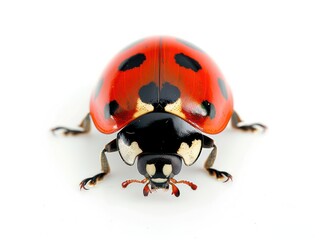 Naklejka premium lady bug isolated on white background
