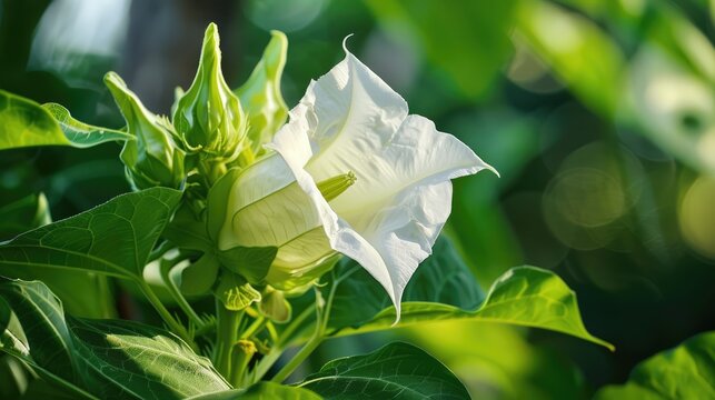 Exploring the Herbal and Medicinal Properties of Jimson Weed: The Datura Bell-Shaped Plant 