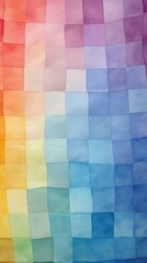 Colorful watercolor squares