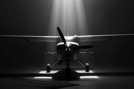 Flying High, Aeroplane with Engine, Prop and Undercarriage, Spotlight on Pilot Flying