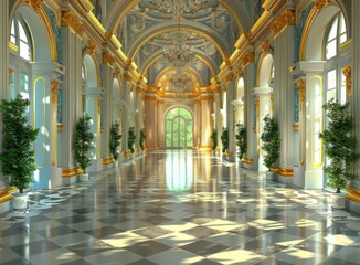 Fototapeta premium The Grand Hall of the Palace of Versailles