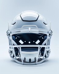 Fototapeta premium football helmet on white backdrop