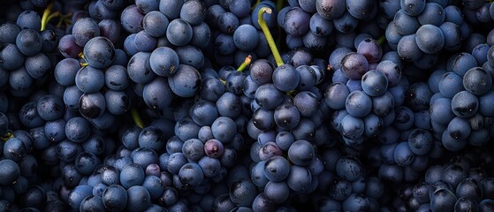 black grapes, fresh fruit grapes
