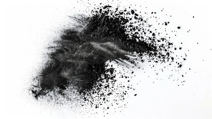 Fototapeta premium black chalk explosion