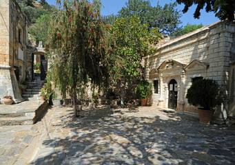 Église du monastère d'Attali près de Pérama en Crète