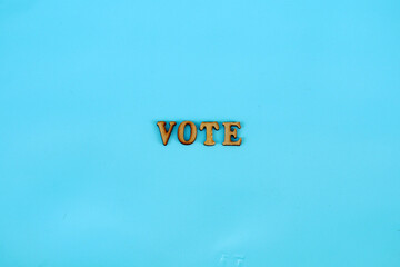 Vote text from wooden for Survey and assessment, Quality Control, Goals achievement and business...