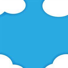 Seamless Pattern sky blue color background abstract art vector