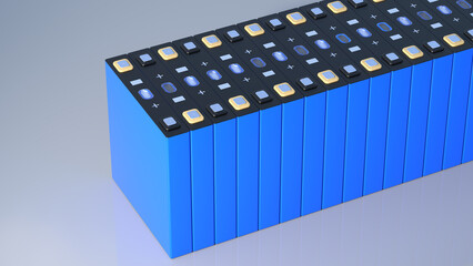 prismatic cells, rectangular lithium ion phosphate LFP battery's for modern electric vehicles and...