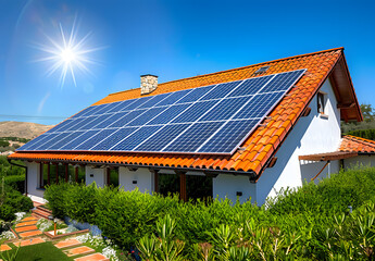 Energy Subsidies Boosting Clean Energy: Solar Panels on an Efficient Home