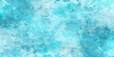 Fototapeta premium Abstract blue watercolor background, Blue turquoise abstract watercolor, blue watercolor splash banner