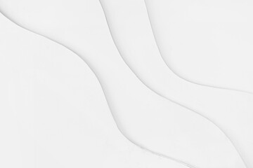 Wavy lines form three dimensional gypsum ceiling, interior design element