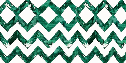 Abstract Green and White Geometric Pattern Background. Design for background, graphic design, print, poster, interior, packaging paper