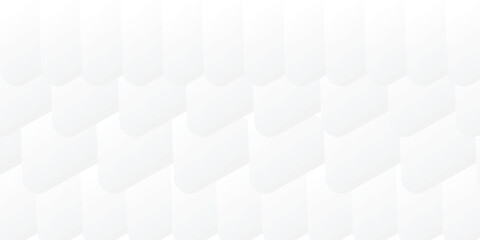 3D white geometric abstract background overlap layer on bright space with rounded triangles effect decoration,vector.