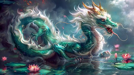 The dragon is a symbol of power, strength, and good luck. It is also a symbol of protection and is often used to ward off evil spirits.