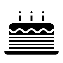 cake, birthday cake icon
