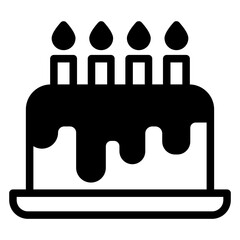 cake, birthday cake icon