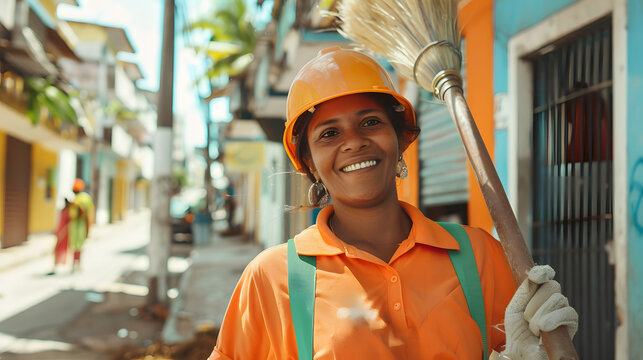 Feliz Dia do Gari: Honrando Aqueles que Transformam o Lixo em Beleza, uniforme laranja lixeira varrer limpa
