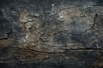 Black and brown cracked wood texture