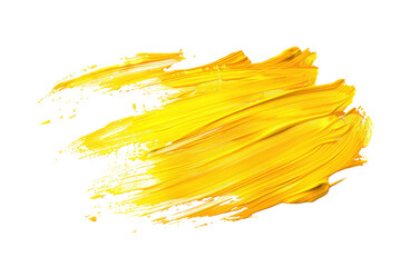 yellow paint brush strokes