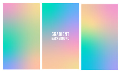 soft rainbow color gradient background, bundling, for social media template